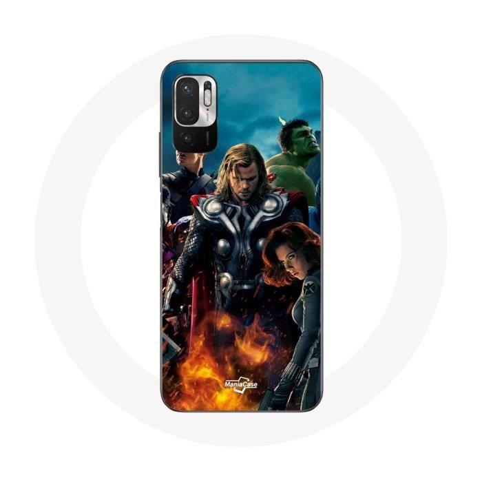 Coque pour Xiaomi Redmi Note 10 5G Avengers film de super héros