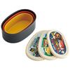 Skater Lunch Box Seal Container Storage Container Made in Japan (Large 400ml Medium 280ml Small 180ml) Set of 3 Ag+ Antibacterial Disney Cars 24 Boys