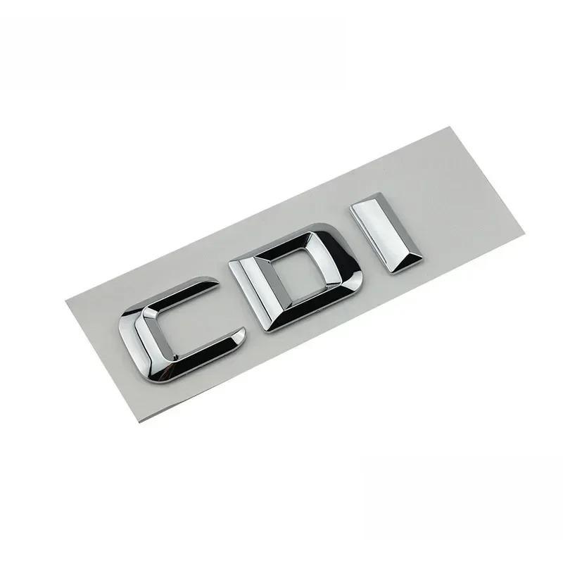 3D ABS Chrome Letters For Car Trunk Mercedes Benz A B C E GLK CLS ML 320 220 250 280 CDI Logo Emblem Sticker Accessories TE8