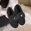 Winter New Old Beijing Cloth Shoes Velvet Warm Daily Home Indoor Women's Cotton Slippers One Foot Cotton Shoes