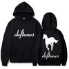 Толстовка Deftones с графическим принтом, с длинным рукавом, на флисе, с капюшоном и карманом, хип-хоп одежда, повседневные пуловеры