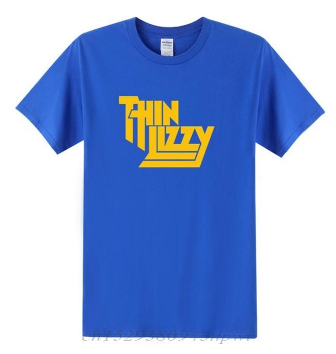 Heavy Metal Rock Band Thin Lizzy T Shirt Men Tops Music Singer Tshirt Short Sleeve Cotton Oneck Tee Top Clothes