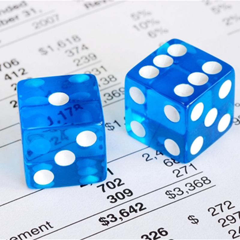 10pcs/set Clear Sky Blue Dice Right Angle Dice Board Game Accessories 19mm