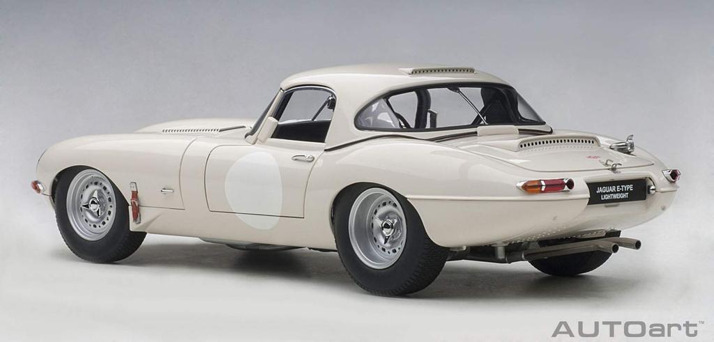 AUTOart 1/18 Jaguar Lightweight E-Type White Finished Product