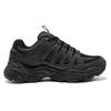Skechers Мужские уличные тканевые кроссовки для хайкинга и бега, амортизирующие, дышащие, легкие, низкие, черные 237608-BKCC