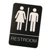 Знак для ванной комнаты, наклейка на стену для туалета, висящая табличка для ресторана, коммерческий