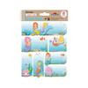 8 Gift Sticker Labels - Mermaids - Glitter and Ribbon