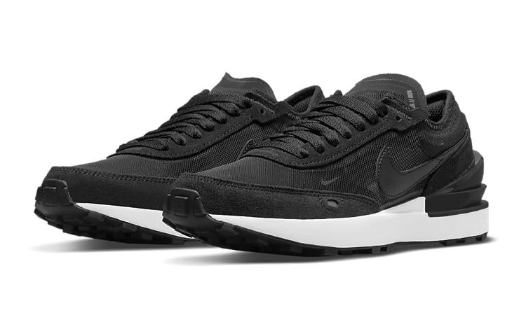 Nike Waffle One Черный Белый Оранжевый Черный GS DC0481-001