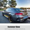 Для Mercedes W206 C260 C300 AMG Coupe Глянцево-черные Накладки на задний бампер F Вентиляционные отверстия