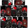 Для Samsung Galaxy S24 S23 iPhone 15 14 Xiaomi Redmi Note 13 12 11 Pro Max X 8 7 9 10 XR OPPO A15 Huawei чехол для телефона Япония самурай скелет череп ниндзя