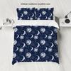 Home Visit Three-Piece Moon Phase Four-Piece 3D Digital Printing Quilt Cover