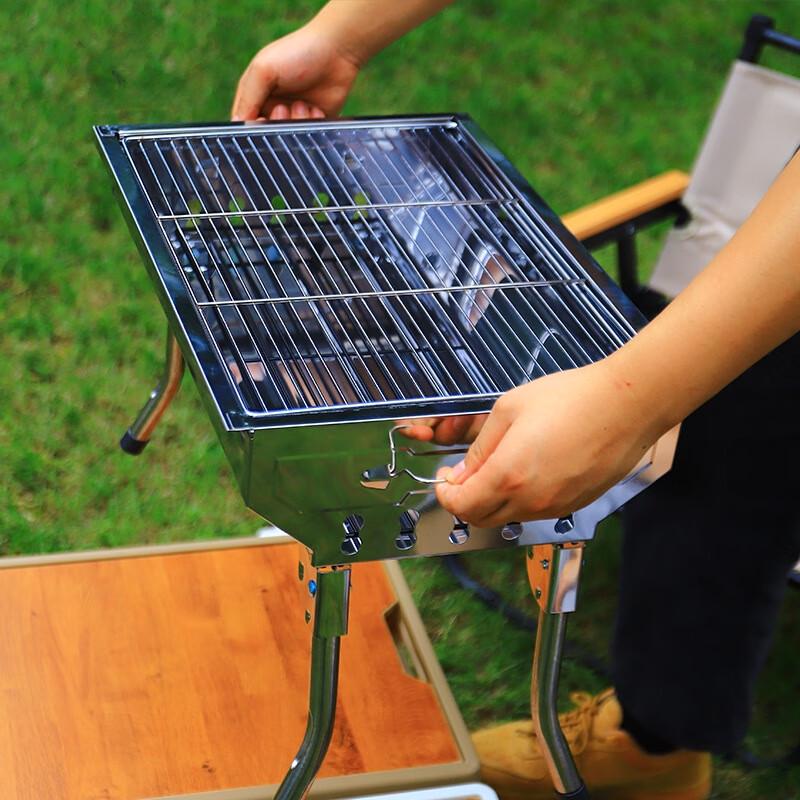 Zhishi Портативный складной угольный гриль-барбекю