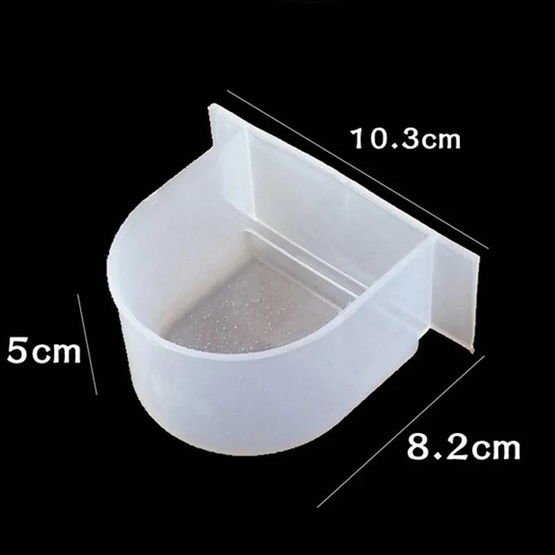 Bird Cage Food Boxes Trough Parrot Feeder Food Water Bowl Cup Budgerigar Macaws Finches Canary Bird Feeding Birdcage Food Boxes