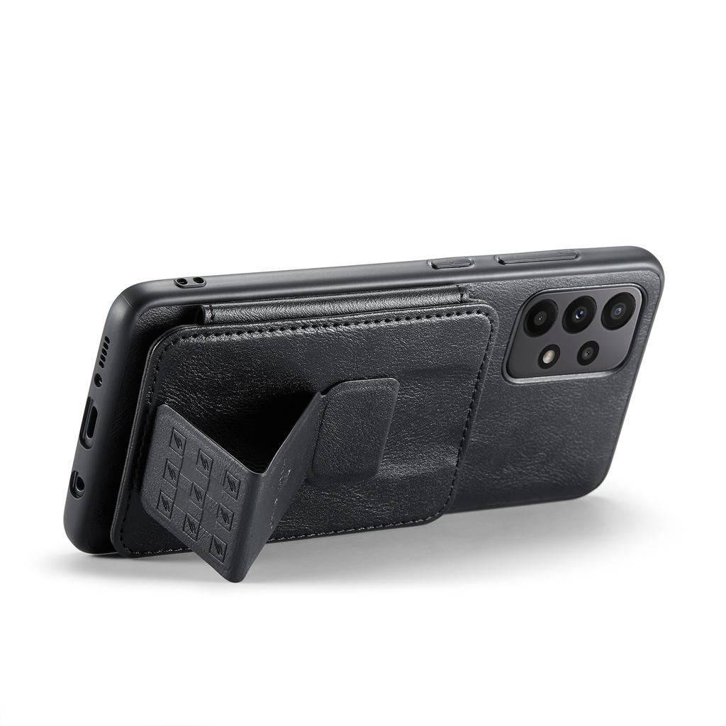 Чехол для Samsung Galaxy A73 5G с держателем для карт, защитная накладка для телефона из кожи+ТПУ