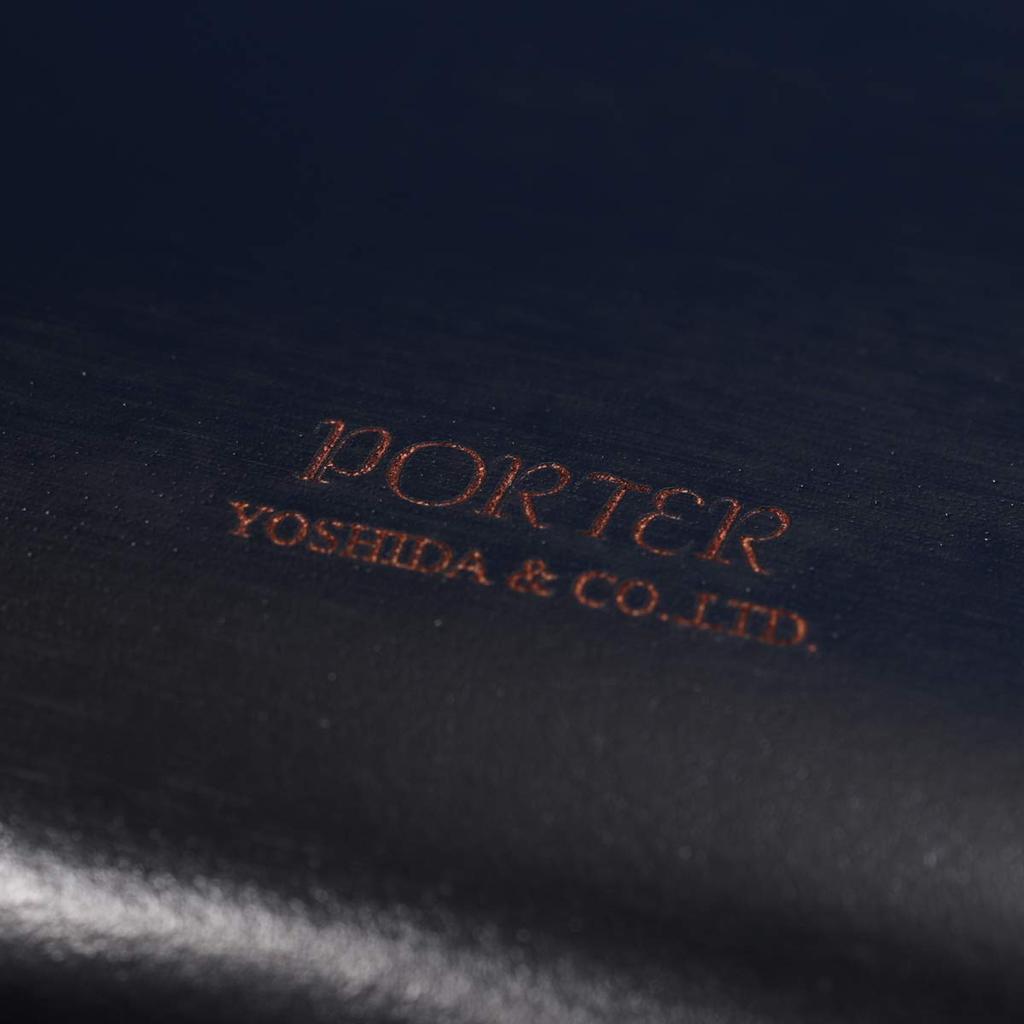 Film Long Wallet FILM Yoshida Bag Zipper Long Wallet LONG WALLET Italy Glass Processing Business Large Capacity Vegetable Tannin Tanning Edge