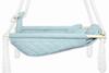 Cradle - bouncer - baby swing - for home and garden VELVET - BLUE