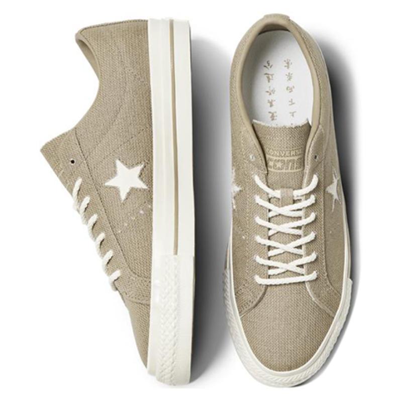 Converse One Star Pro Zongzi износостойкие и дышащие низкие кеды унисекс коричневые