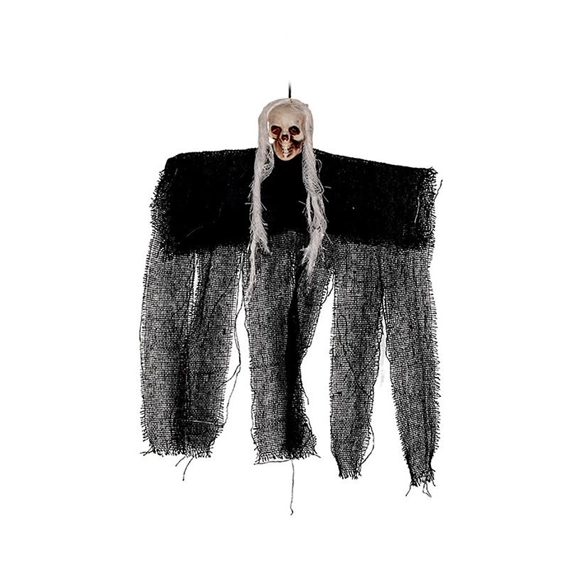 Хэллоуин жуткий скелет лицо висит привидение кулон ужас череп призрак реквизит вечеринка принадлежности дом с привидениями внутренний и наружный декор