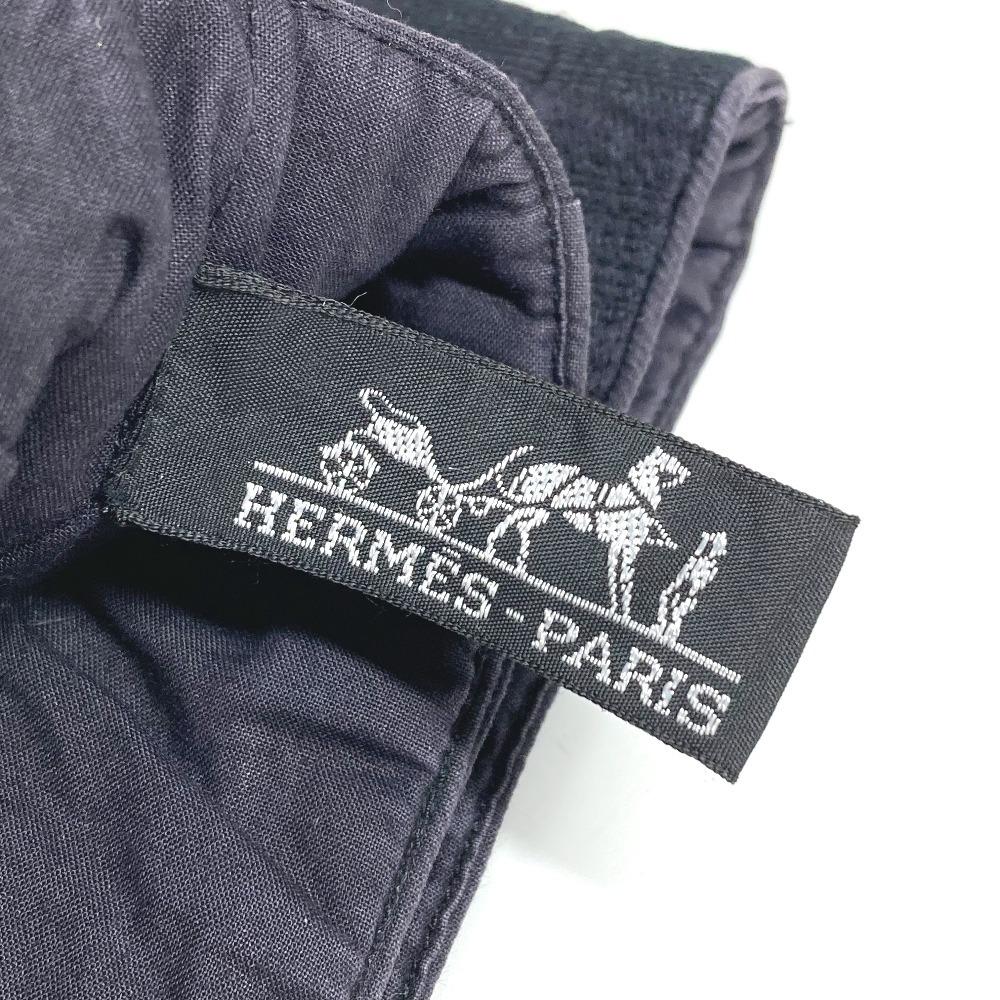 HERMES Amedabaka Badu Posh Bag Tote Bag Shoulder Bag cotton Navy/Navy