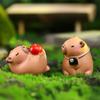 Resin Simulation Mini Capybara Cute Simulation Capybara Model Creative Capybara Figurine  for Home