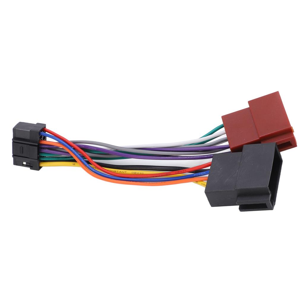 Разъем жгута проводов ISO, штекер адаптера, 16-контактный автомобильный стереорадио, замена для Alpine