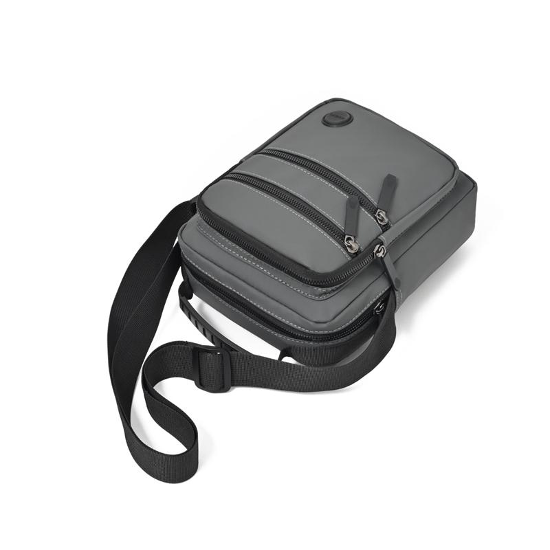 Мужская сумка через плечо Легкая Оксфордская Маленькая Квадратная Сумка Деловая Повседневная Многослойная Сумка на Плечо