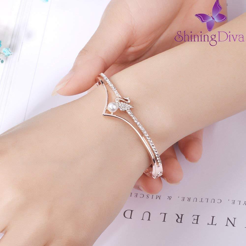 18k Rose Gold Stylish Bracelet for Women & Girls