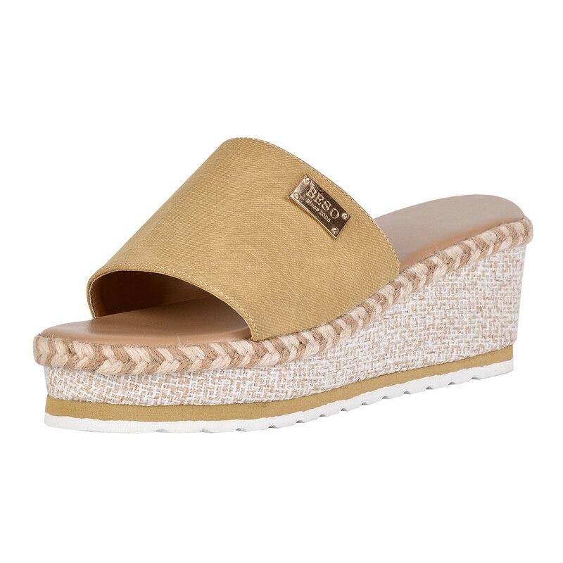 Летние тапочки на танкетке, женские тапочки на высоком каблуке, женская уличная обувь, базовые тапочки на танкетке, шлепанцы, сандалии