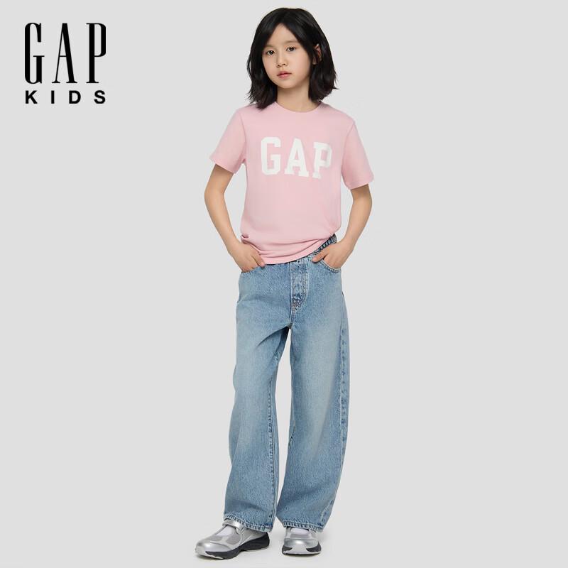 GAP Girls' Logo Short Sleeve T-Shirt