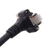 Гибкий патч-кабель Cablecc RJ45 Vision с винтовой фиксацией CAT6 для Gigabit Ethernet CCD-передачи данных и лотка, высокогибкий (Угол вверх)