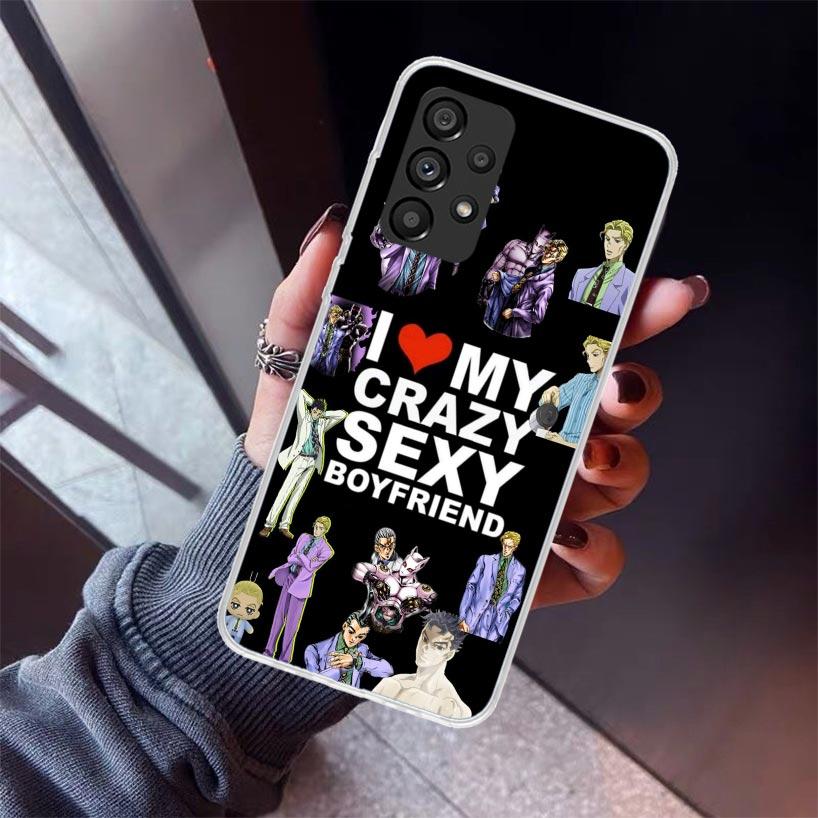 Чехол для телефона JoJo Кира Йошикаге Killer Queen для Samsung Galaxy A17 A57 A37 A16 A26 A36 A56 A15 A25 A35 A55 A14 A13 A54 A53 A34 A