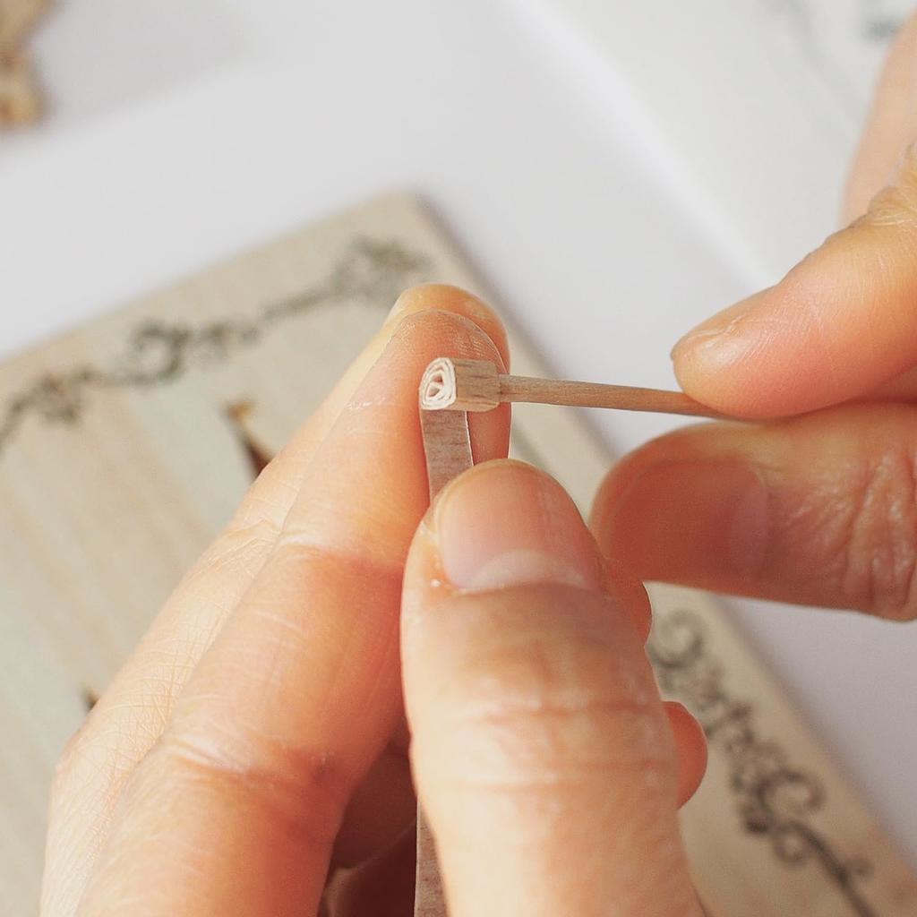 Набор для квиллинга замка KINOWA "Маленькая Бавария", Оригинальная ручная работа, Сделано в Японии