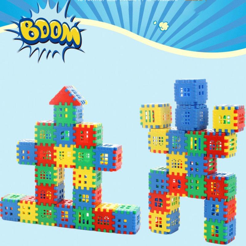 Building Blocks Large Particle Children's Educational Toy Building Blocks Castle House