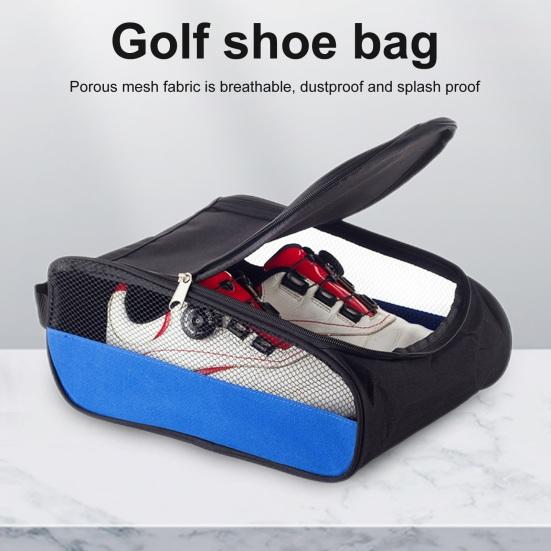 Golf Shoe Bag Zippered Outdoor Shoe Carrier Bags Travel Sports Shoe Carrier Tote Bags Golf Accessories for Men And Women