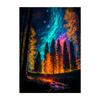 Fantasy Magic Midnight Painting Canvas Print Wall Art Poster Dreamy Forest Starry Picture for Living Room Home Decor Cuadros