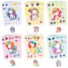 6 Photos/pack Rainbow Pony New Cartoon Cute Style Face Change Stickers Can Be Repeatedly Pasted with Waterproof Stickers