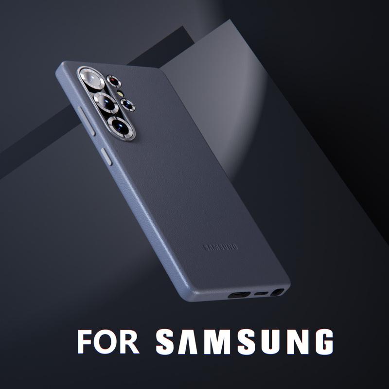 Samsung Galaxy S25 Ultra Plus кожаный чехол противоударный чехол с текстурой овчины защитная задняя крышка для S25Ultra S25Plus S25