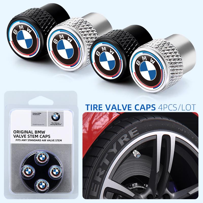 For BMW MS884PCS BMW M E36 E46 E90 E91 E87 F10 X2 3 5 6 7 Series G20 G30 X3 X1 Car Tire Valve Caps Universal Wheel AirValve Dust Cover