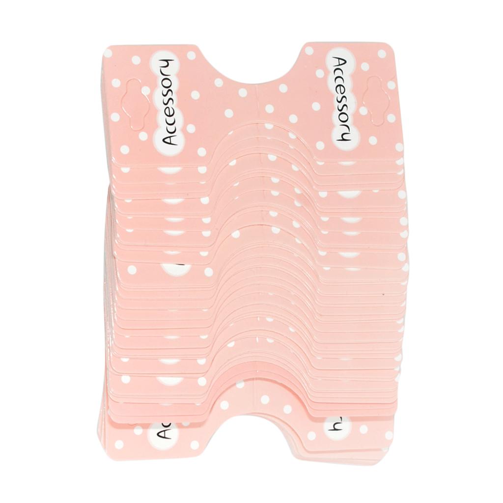 50 шт. бумажная заколка для волос, заколка для ювелирных изделий, упаковка для карточек для демонстрации ювелирных изделий