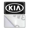 Маленький руль из углеродного волокна Наклейки с логотипом автомобиля 3D для KIA Sportage Ceed Rio 3 4 Picanto Sorento Optima Cerato Soul Amanti
