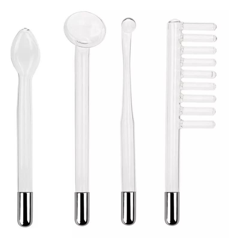 Portable High Frequency Appliance Electrode Tube Wand Electrotherapy Skin Care Facial Spa Tightening Acne Spot Wrinkles Remover