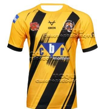 Rugby, men's and women's new Castleford Tigers sportswear British fashion breathable short sleeves
