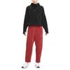 Nike Флисовые брюки женские Темно-красный/Белый Умеренные HV3708-613