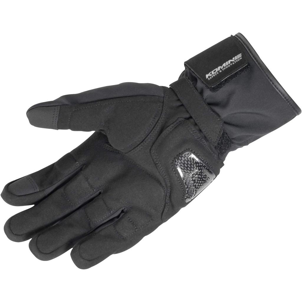 Мотоциклетные перчатки AIRGEL Winter Gloves Black L 1275 For Cold CE Stretch Carbon [Komine] GK-830 Весна, Осень, Зима, Водонепроницаемые, Защита,