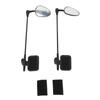 1 Pair Bicycle Helmet Rearview Mirror 360 Degrees  Adjustable Bike Cycling Rear View Wide Angle Mirror Riding