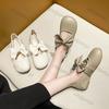 Модные женские лоферы 2025 Новые весенне-летние Мягкая подошва Модный бантик Слипоны Туфли Мэри Джейн Легкие Удобные Повседневные Балетки