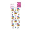 3D Stickers - Topper - Birthday Balloons - Glitter - 15 Pieces - Exclusive Design