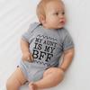 My Aunt Is My Bff Print Newborn Baby Romper Toddler Infant Bodysuit Clothes