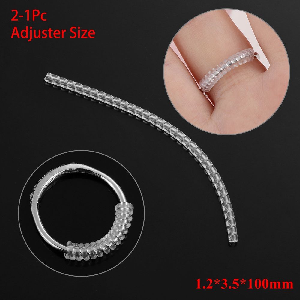 Spiral Jewelry Parts Resizing Tools Tightener Reducer Ring Size Adjuster Shell Hard Guard