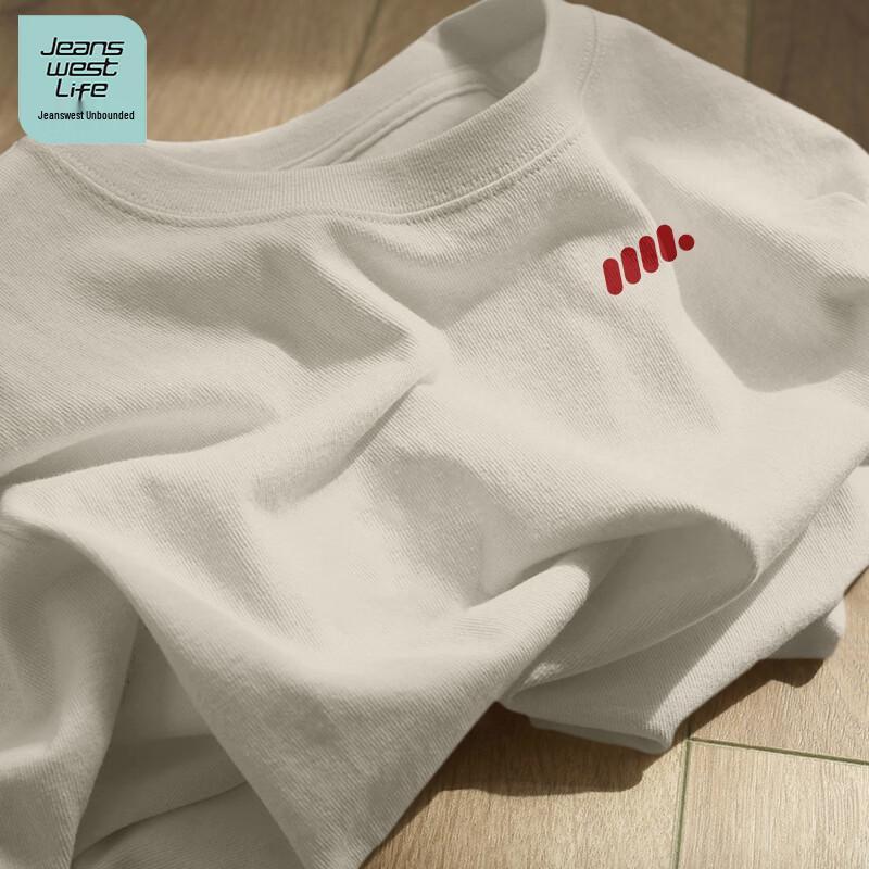 Летняя хлопковая футболка с коротким рукавом Jeanswest LIFE для мужчин 2026